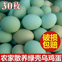 Farm free-range green shell soil eggs black eggs 30 green shell eggs fresh natural green shell eggs
