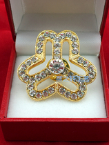 BPW Badge Three-eight knots on chest-Womens Womens breasts Womens chest badge Gold and silver Chest Cards Customized to do 99