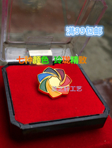 Seven Colors Flowers Metal Flowers Accessories Individuality Chest Stitch Chest Badge Badges Badges Seven Colors Solo 99