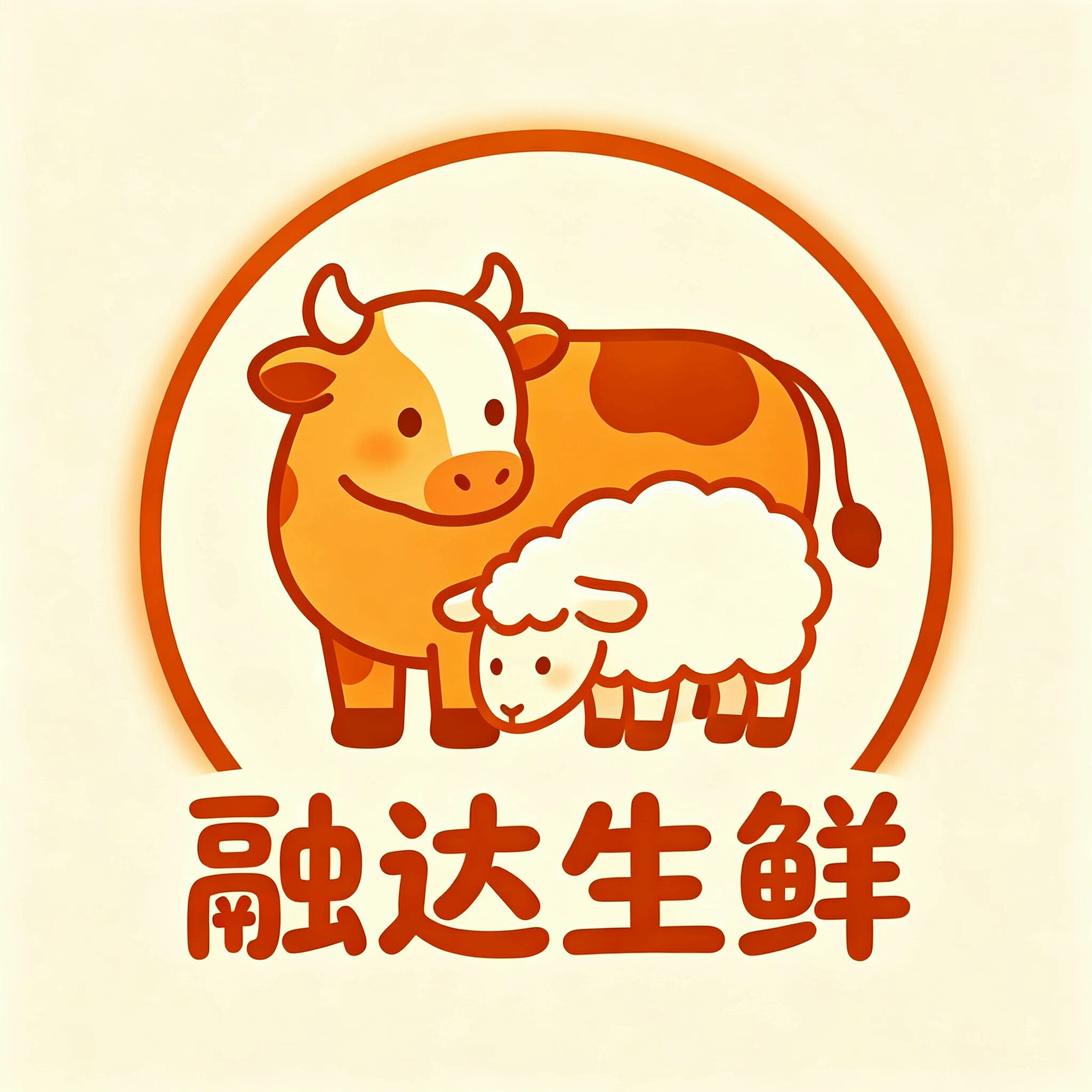 融达生鲜旗杭店的LOGO