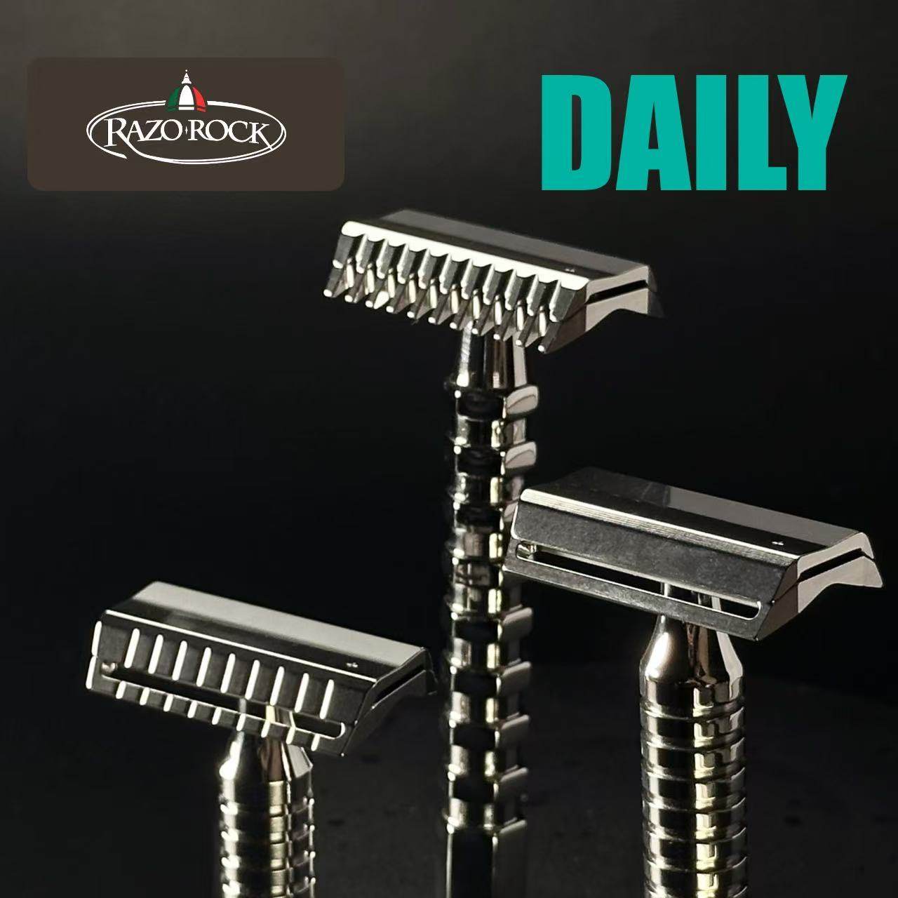 RazoRock DAILY DE雙面安全剃鬍刀 316L不鏽鋼