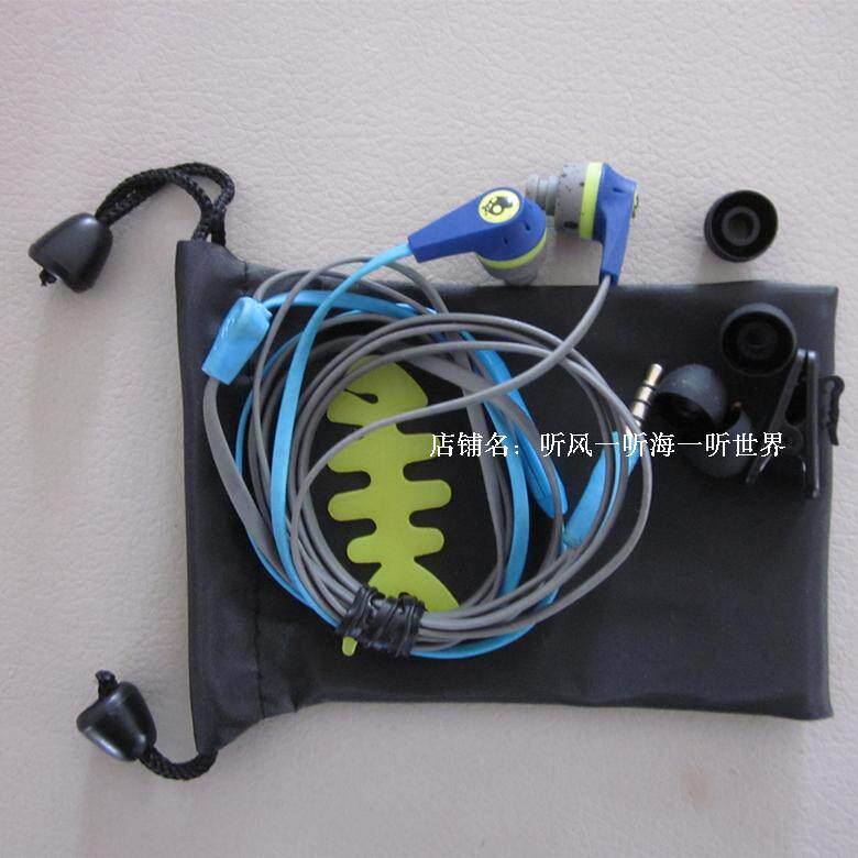 Subwoofer skull in-ear finished earphones DI HIFI earphones original than apple vivo earphones