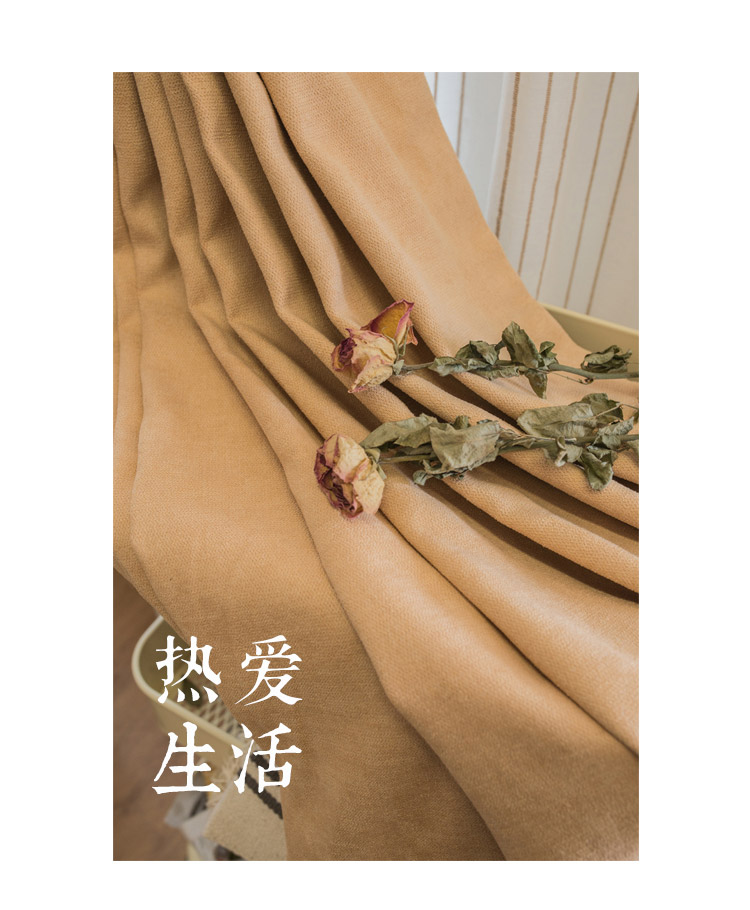 Bắc Âu cotton phong cùi văn phòng khách phòng ngủ rèm tùy chỉnh hoàn thành đơn giản hiện đại nổi cửa sổ sàn rèm in - Phụ kiện rèm cửa khung rèm nhà tắm