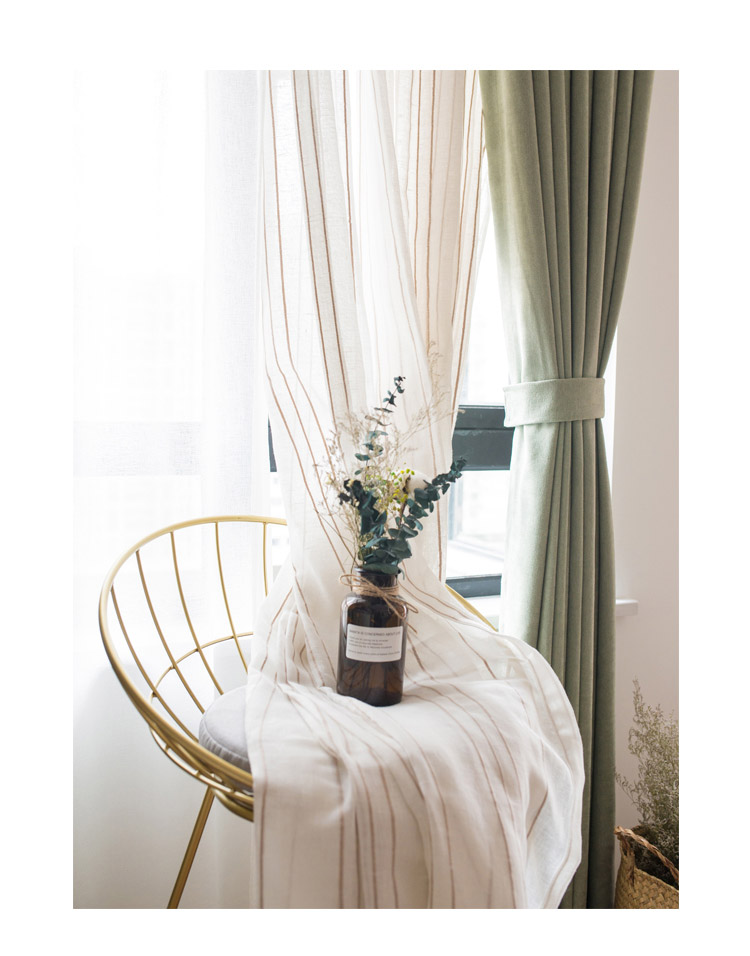 Bắc Âu cotton phong cùi văn phòng khách phòng ngủ rèm tùy chỉnh hoàn thành đơn giản hiện đại nổi cửa sổ sàn rèm in - Phụ kiện rèm cửa khung rèm nhà tắm