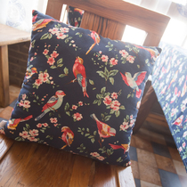 Cotton and linen ethnic wind pillow pillow waist pillow pastoral style Tea House Farmhouse Inn back bag sofa pillow car pillow