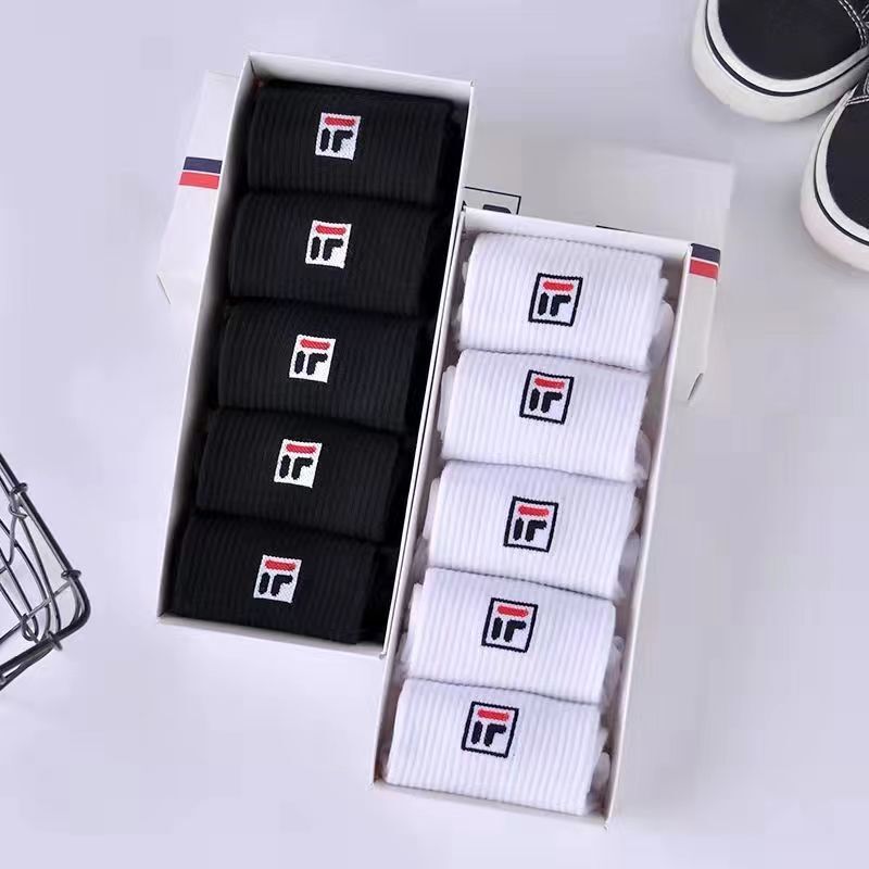 Peile Pure Cotton Socks for Autumn and Winter, Warm and Trendy for Men and Women, Mid-Length, Odor-Resistant, Sweat-Absorbent, Fashionable Couple's Breathable Sports Socks