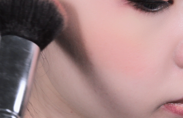 Dương nhà Judydoll màu cam mơ màng màu hồng đào đào hoàng hôn vàng ba màu cao nhẹ tự nhiên trang điểm nude trắng - Blush / Cochineal phấn má etude house