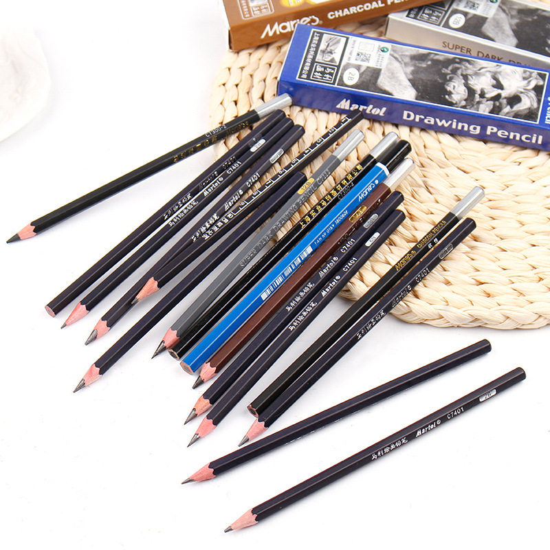 Marley Pencil Sketch Pen Set Painting Beginner Full Set Art Student Exclusive 2 to 14B Professional Horsepower Sketch Pen