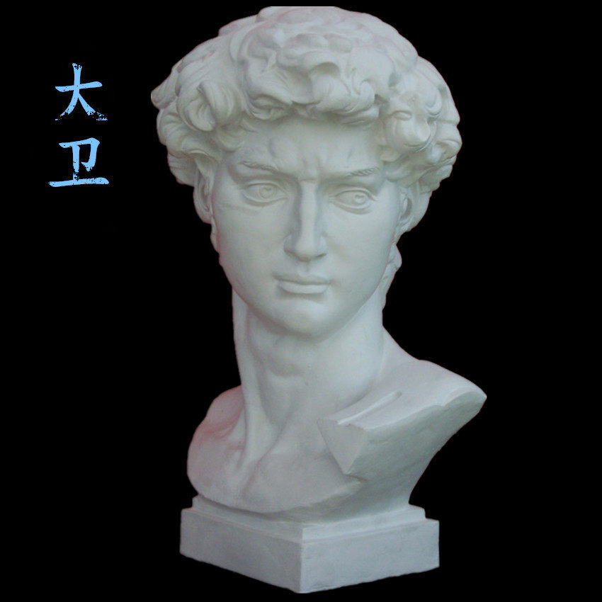 David plaster head 67 plaster pixel sketch still life sketch art art exam teaching tool model home decoration home ornaments