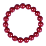 Натуральный браслет с одной бусиной подходит для мужчин и женщин, оберег на день рождения, браслет из красной нити для влюбленных, цвета киновари, подарок на день рождения