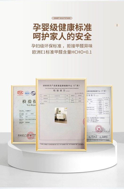 bàn trang điểm kết hợp tủ đầu giường Ánh sáng sang trọng tối giản sáng tạo bàn cạnh giường ngủ gỗ nguyên khối đơn giản hiện đại nhỏ nhà phòng ngủ đầu giường kem phong cách tủ bảo quản tủ đầu giường hiện đại dau giuong dep