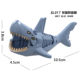 Ocean Animal Mechanical Shark Deep-Sea Creature Particle Children's Assembly Toy Model Building Blocks Children's Day Gift