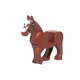 World War Ii Medieval Animal War Horse Ringwraith Horse with Saddle and Reins Domestic Accessories Assembled Building Block Minifigure Toy