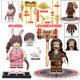 Tang San, Sea God, Douluo Continent, Soul Bone, Third-Party Building Blocks, Eight Spider Spears, Heavenly Hammer, Xiao Wu Minifigure Toy