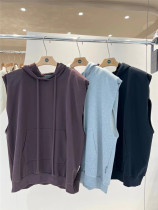 GUNU Valley slave port Wind Leisure Link Cap Pumping Rope Sleeveless Clothing Women Han Edition Loose Lovers BF Wind Hoodie Horse Chia