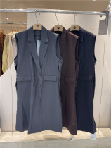 GUNU Valley Slave Great Port Taste Design Sensation of the Machia womens 2022 new side row buttoned vest jacket