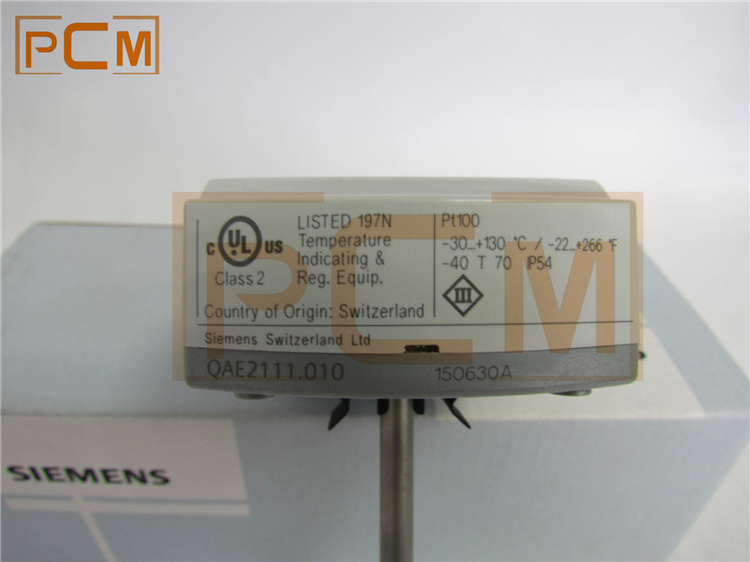Siemens QAE2111 010015 thermal resistance thermocouple temperature sensor monitor pt100