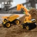 [Nhà sản xuất Hot] Xếp hình tháo và lắp ráp đồ chơi xe công trình trẻ em mô hình máy xúc xe ủi đất xuyên biên giới - Chế độ tĩnh
