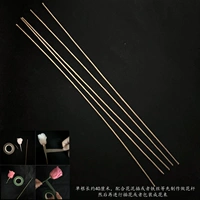 № 2 Цветочный полюс красный коричневый 5 штук, длина 40 см.