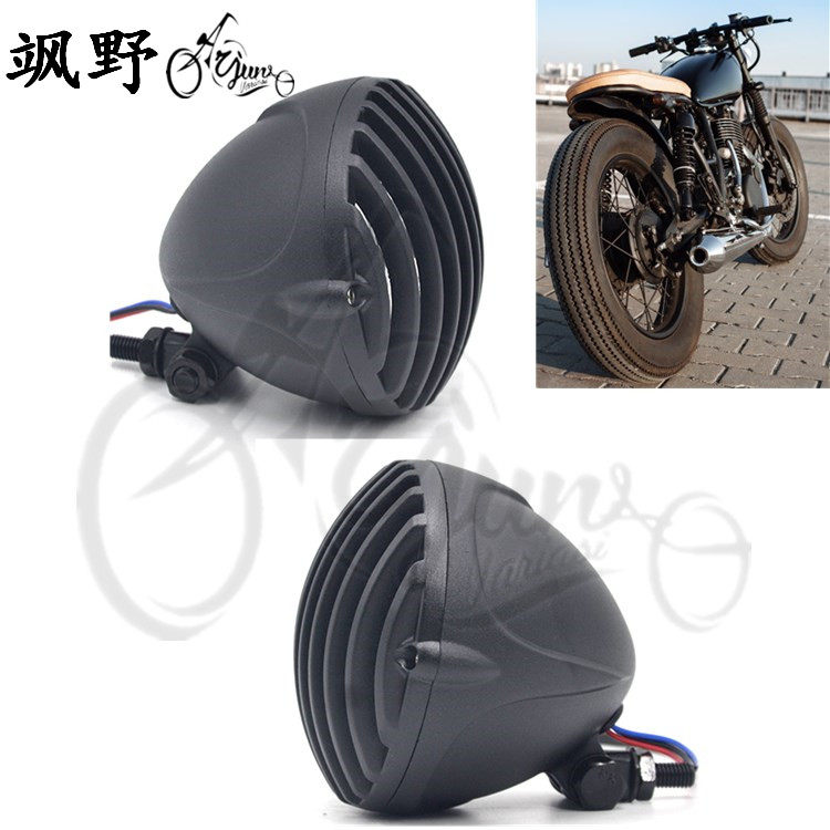Motorcycle Harley Cruise Prince 4-inch metal retro modified headlight headlight headlight assembly fence headlight