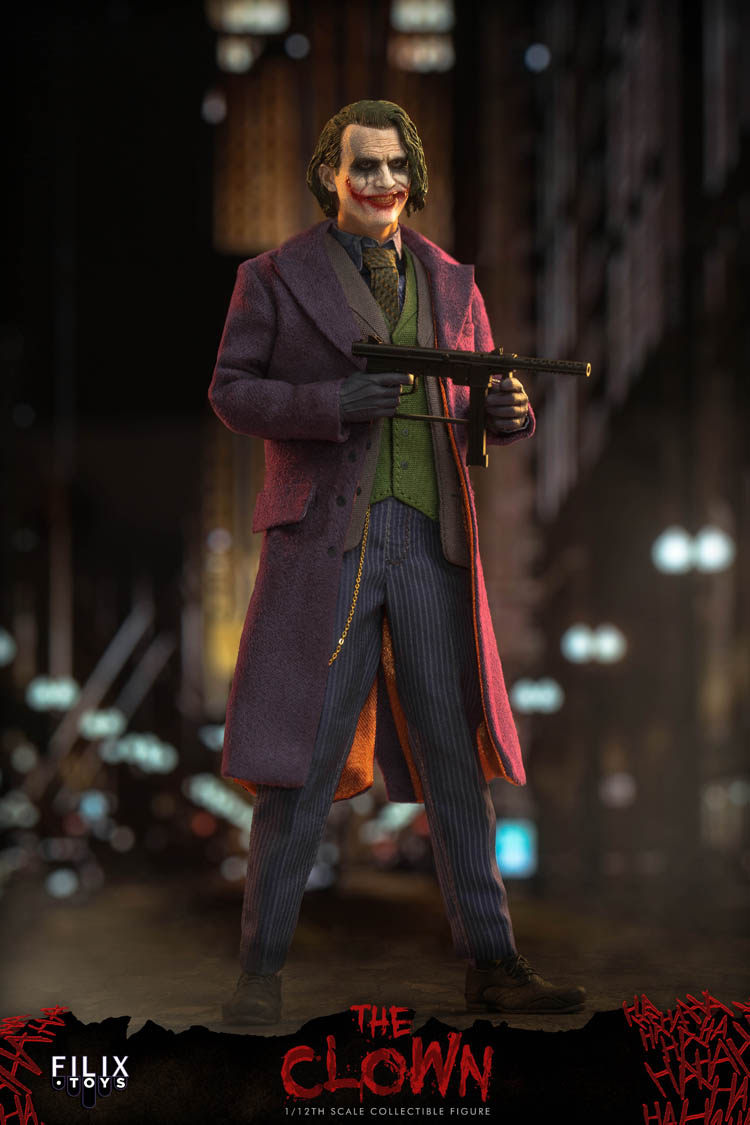 New FILIX TOYS FX004 1/12 Joker Heath Ledger 6