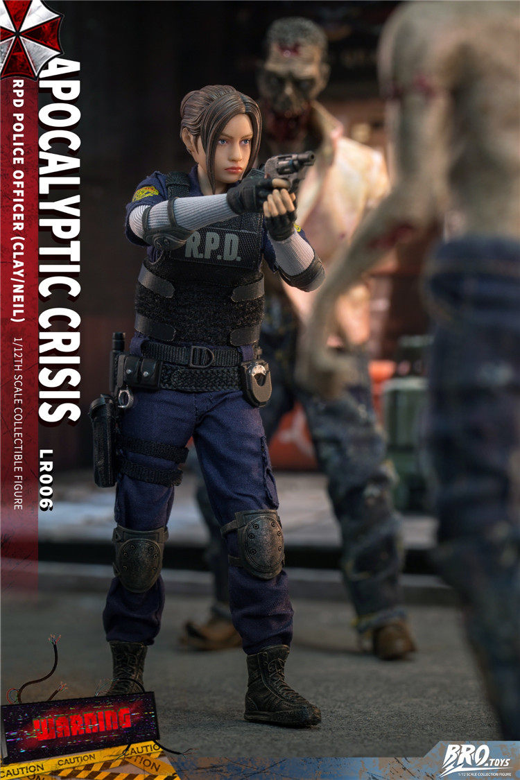 In Stock BROTOYS LR006 1/12 RPD Officer Jill & Claire Double Set