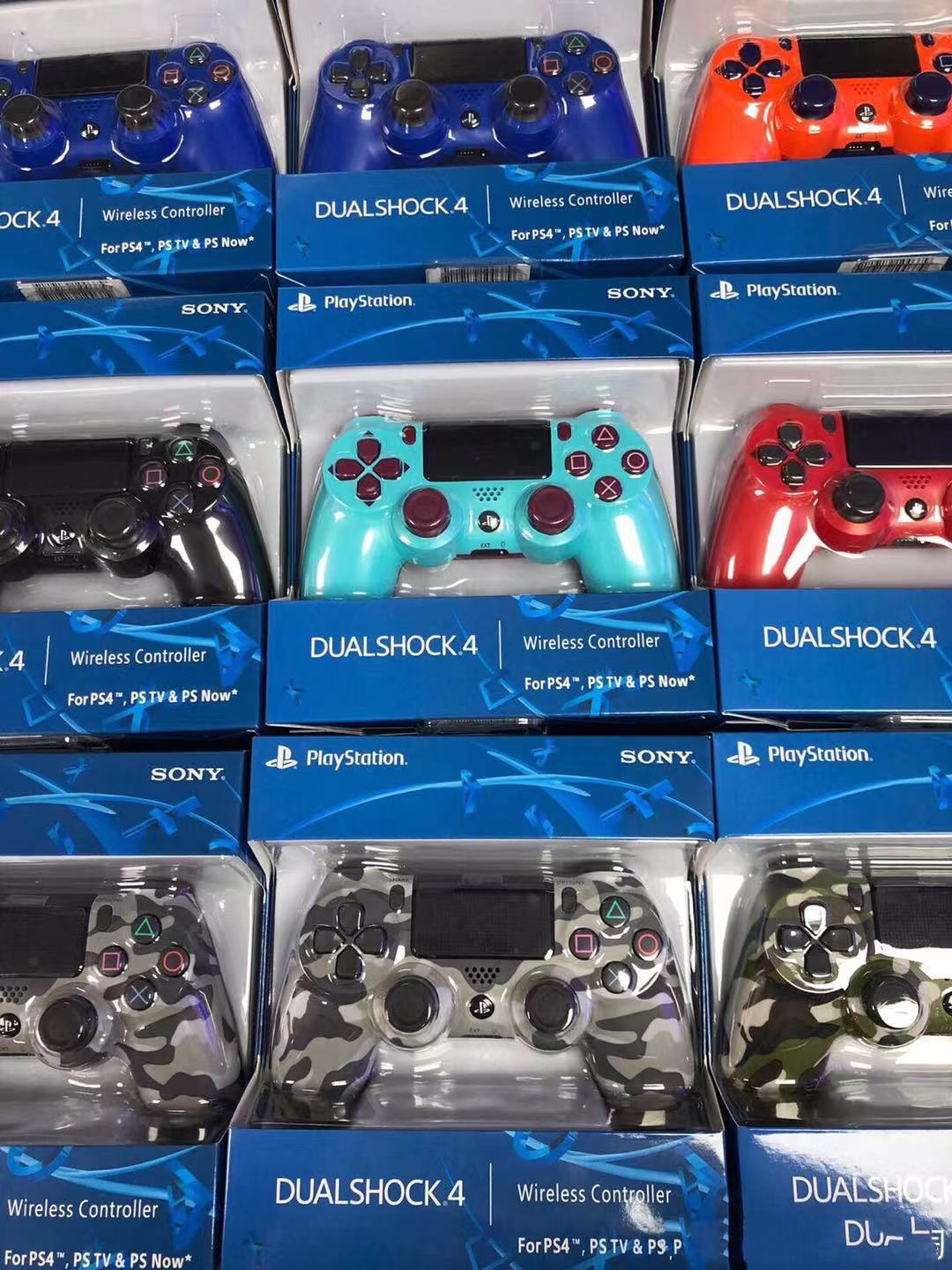 迪科精選現貨熱賣適用索尼游戲機ps4無線手柄pc有線手柄ps4震動手制電腦sony控制器 露天拍賣
