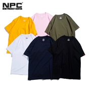 Thương hiệu thủy triều NPC NIC đang kết hợp các mẫu đôi đơn giản giản dị chạm đáy áo thun nam ngắn tay có cùng đoạn