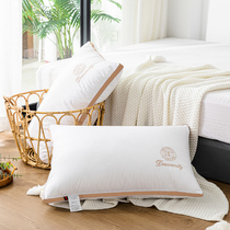 Cotton pillow Single cotton student dormitory Five-star hotel household cervical spine pillow double adult pillow core pair