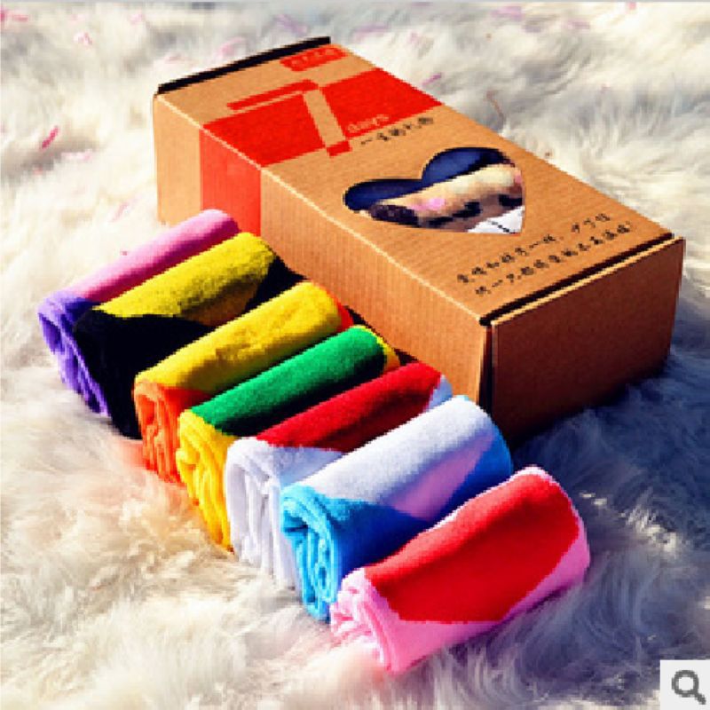 Mùa thu và mùa đông ống cotton trắng vớ nam và nữ vớ thể thao tuần vớ vớ cotton vớ cotton i mùa xuân và mùa hè wz tất