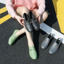 Han Edition Fashion Rain Shoes Woman Shallow Mouth Anti-Slip Waterproof Low Help Rain Boots Wear wear Buy food Car Wash Water boot Kitchen Working Shoes