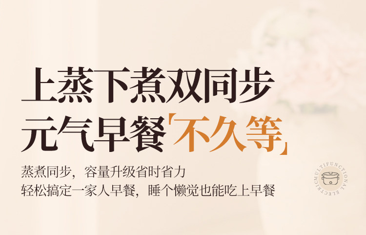 Плиты 加厚4l电炒菜炒锅一体式多功能不粘电煮锅家用电火锅蒸煮煎炒电锅 Yingsn