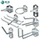 Крюк для доски с отверстиями стойка для аппаратных средств и инструментов подвесная доска настенный крюк для инструментов полка для инструментов стеллаж для выставки товаров полка для хранения стена mini 2