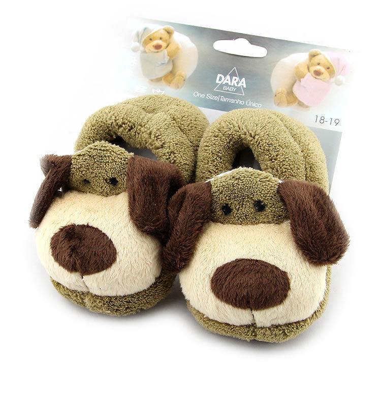 Pantoufles enfants en suède pour hiver - semelle coton - Ref 1010628 Image 12