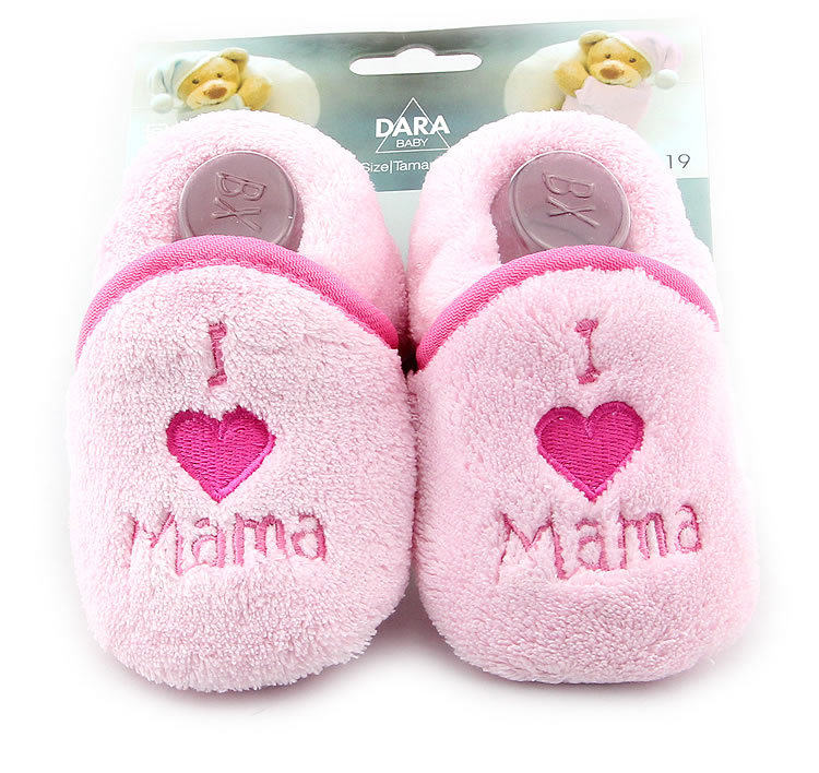 Pantoufles enfants en suède pour hiver - semelle coton - Ref 1010628 Image 22