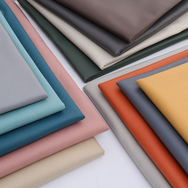 Waterproof technical cloth light luxury thickened high-grade sofa fabric cushion cover soft and hard bag bay window cushion pillow imitation leather cloth