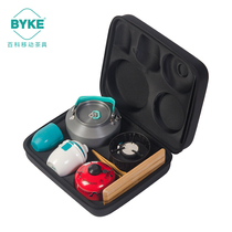 Encyclopedia Portable White Porcelain Kung Fu Tea Furniture Travel Suit On-board Containing Box Day Style Brief Camping Gas Furnace Head