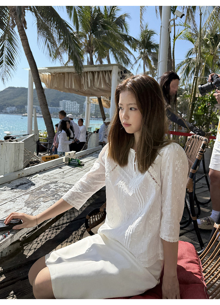 Tuuuh атласная юбка-миди женская весенне-летняя корейский стиль нежная струящаяся стройнящая универсальная короткая юбка