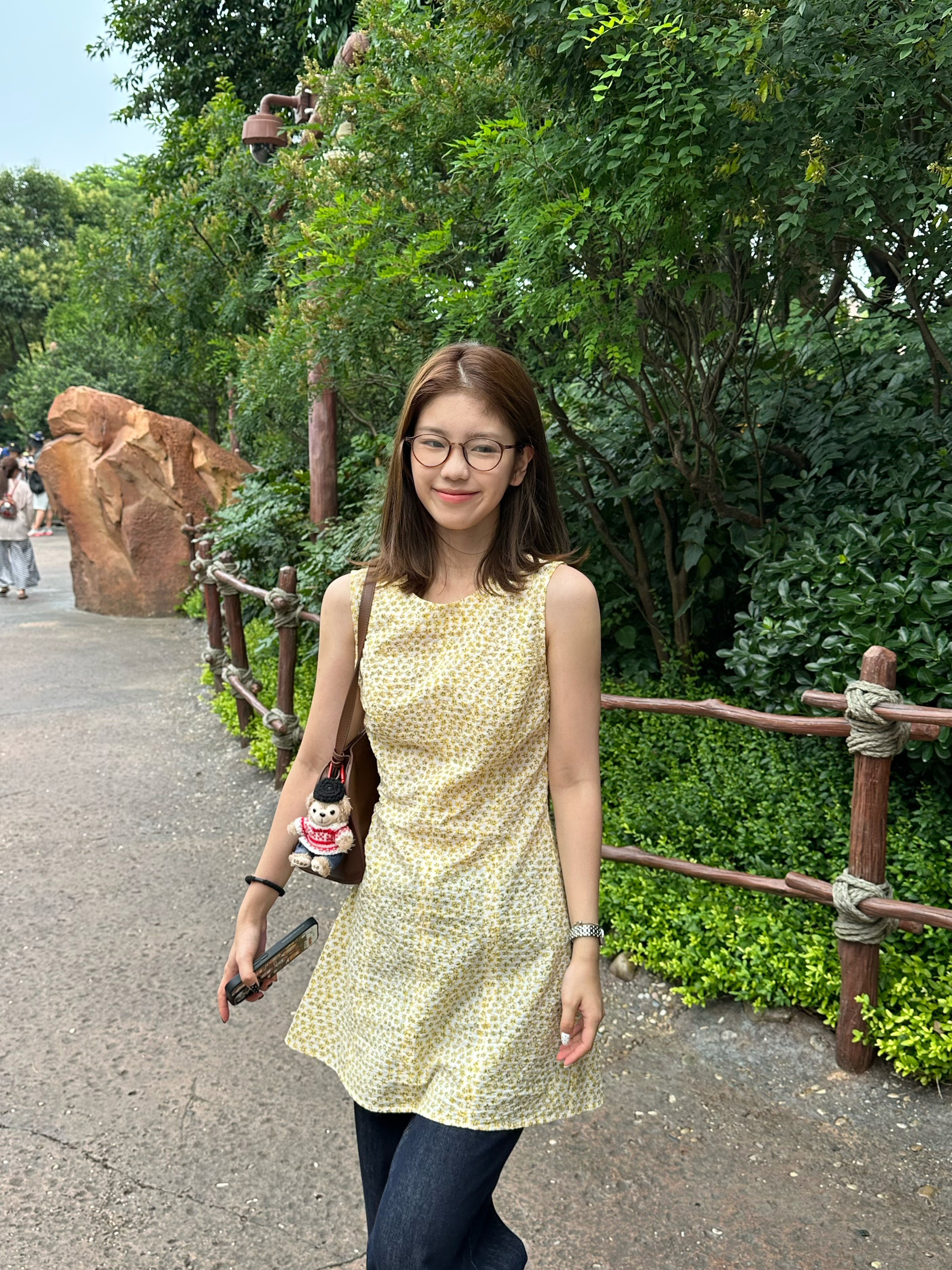 Tuuuh летнее платье-сарафан без рукавов с цветочным принтом в корейском стиле