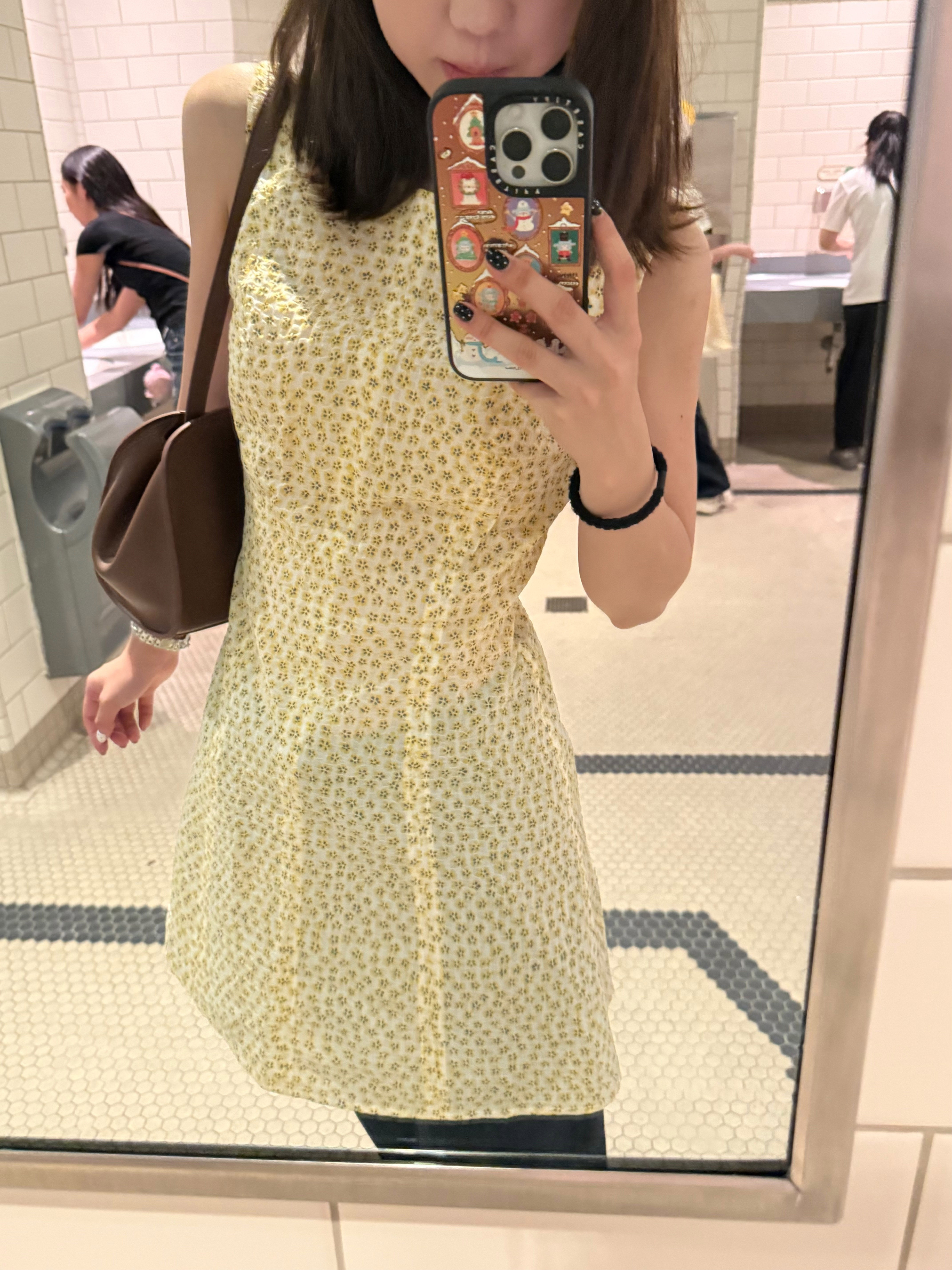 Tuuuh летнее платье-сарафан без рукавов с цветочным принтом в корейском стиле