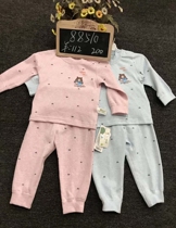 Smart Valley infant autumntypants underwear suit color cotton shoulder open cover