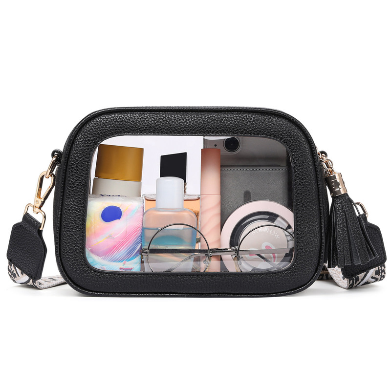 Amazon's New Women's Crossbody Bag, Transparent Wallet, Stadium Transparent Bag, Fashionable Casual Crossbody Bag, Shoulder Bag