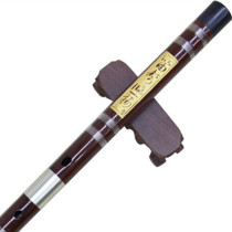 Flute bamboo flute professional double-inserted copper flute test adult performance refined bitter bamboo flute instrument