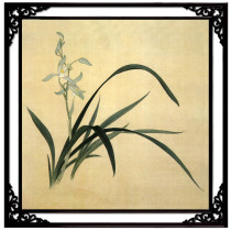 A piece of Su embroidery diy beginner kit embroidery orchid 0 basis provides Su embroidery stitch Video