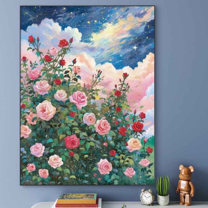 Hayao Miyazaki Summer Digital Painting DIY Handmade Coloring Healing and Stress Relief High Aesthetic Value ins Living Room Decorative Painting Gift