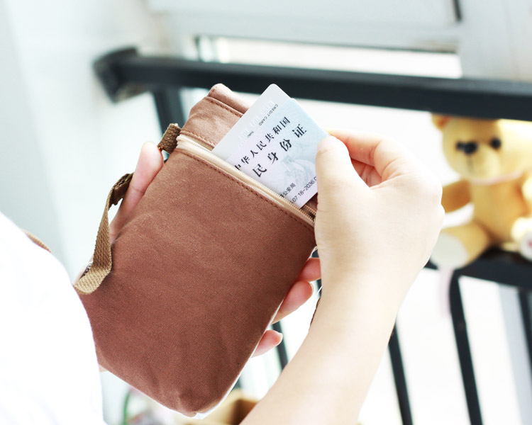 Túi đựng điện thoại di động nữ đeo chéo 2018 mới mini bag mùa hè vải đơn giản đa năng Túi đựng điện thoại di động treo cổ túi đựng điện thoại đeo thắt lưng nam