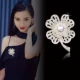 Chạy nam khí chất trâm đơn giản Hàn Quốc sang trọng rhinestone ngọc trai trang sức nam và nữ áo khoác trâm pin phụ kiện phụ kiện cài áo nữ