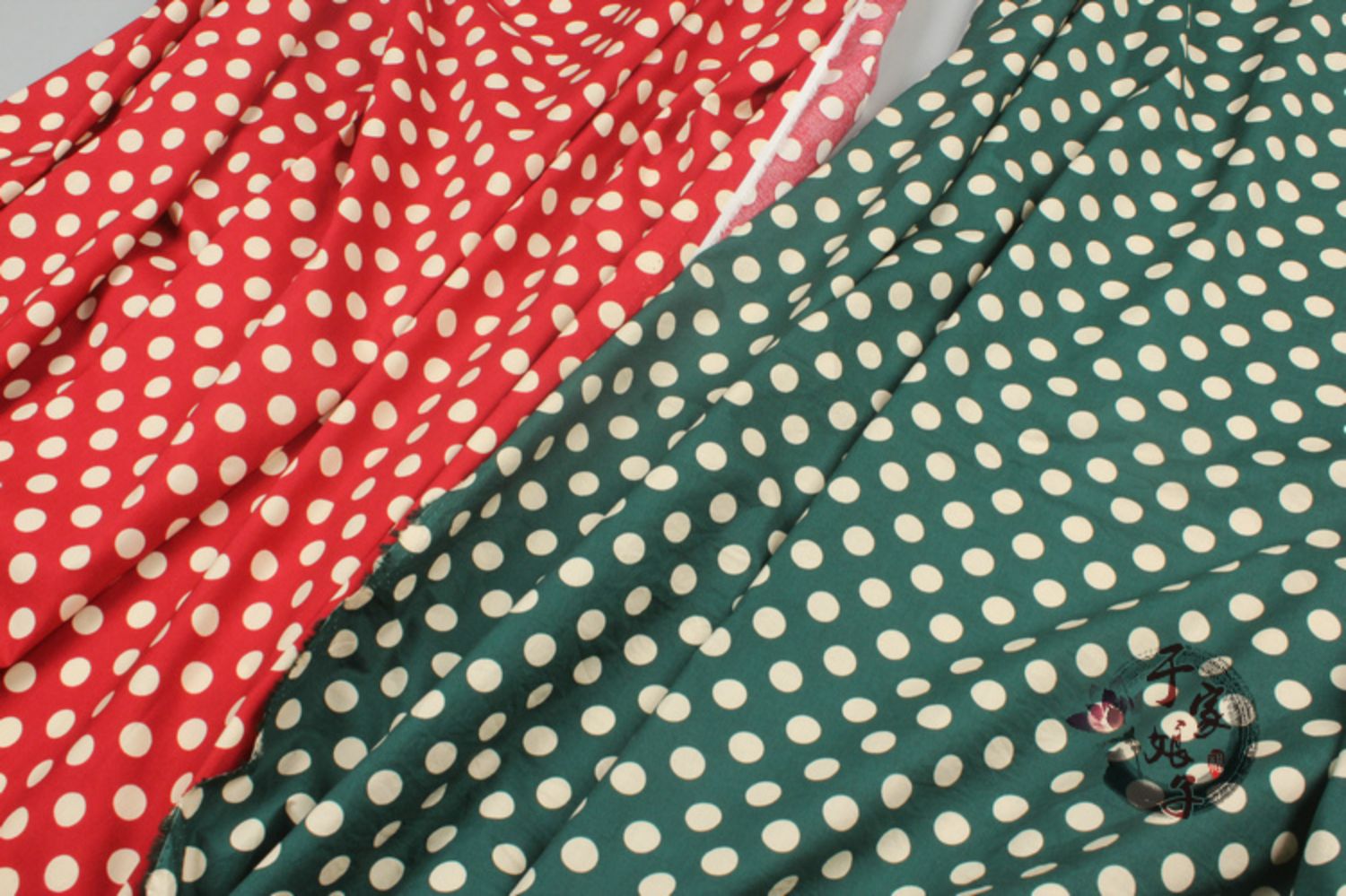 Vải cotton poplin cotton 2019 mẫu mùa xuân hè mềm mại và tinh tế chấm bi cotton in quần áo trẻ em - Vải vải tự làm vải linen thô