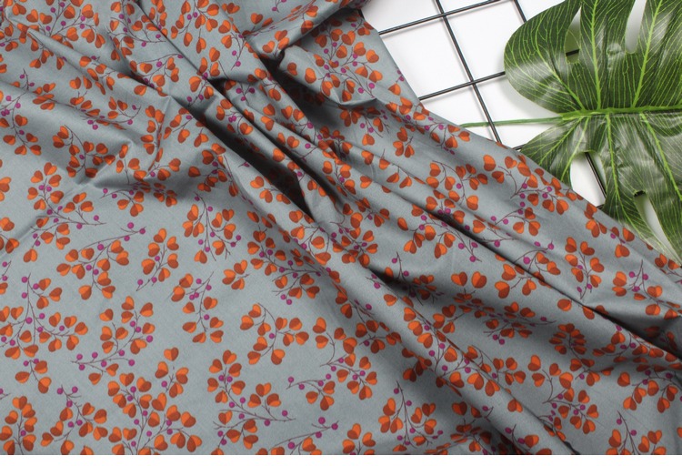 Cotton mật độ cao in chất lượng cao Vải cotton poplin hạt mịn Mùa xuân hè và mùa thu vải tự làm - Vải vải tự làm vải thun borip