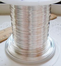 Round high purity silver wire silver wire for silver jewelry welding jewelry DIY wire pinching wire conductive 1 0mm 0 5 silver welding